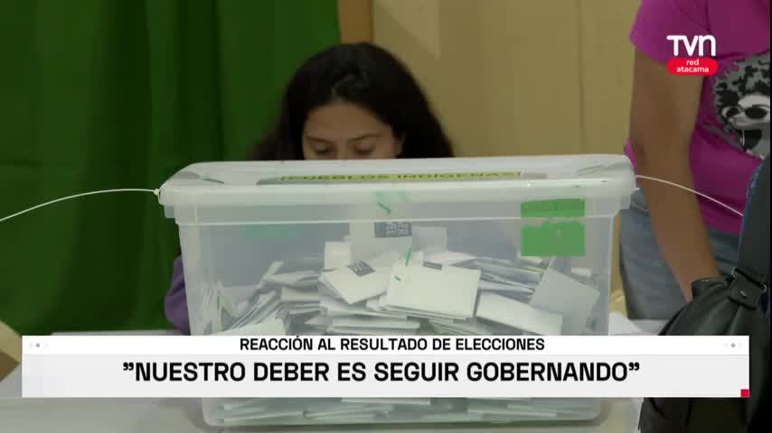 Autoridades reaccionan a los resultados de las últimas elecciones