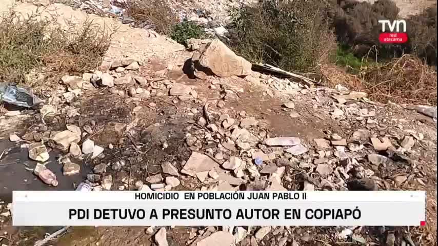 Detienen a presunto autor de homicidio en Copiapó