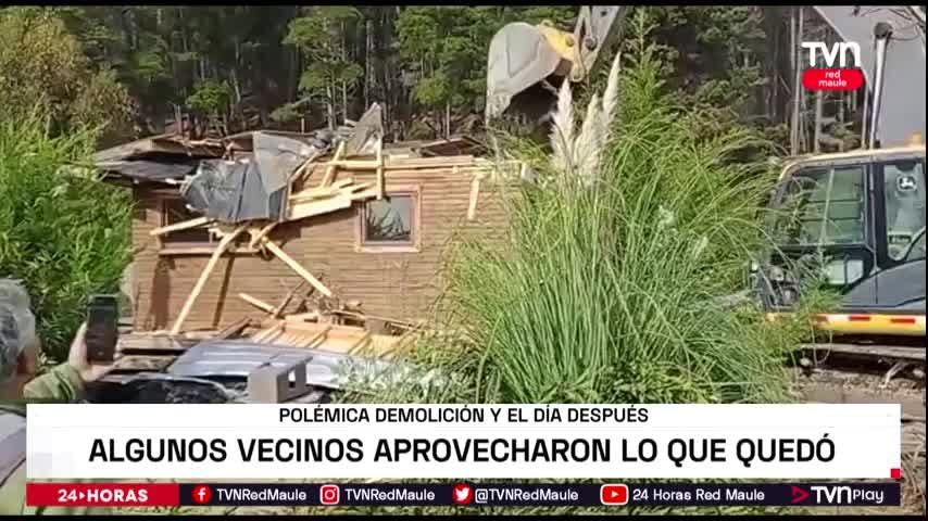 El día después de la polémica demolición en Constitución