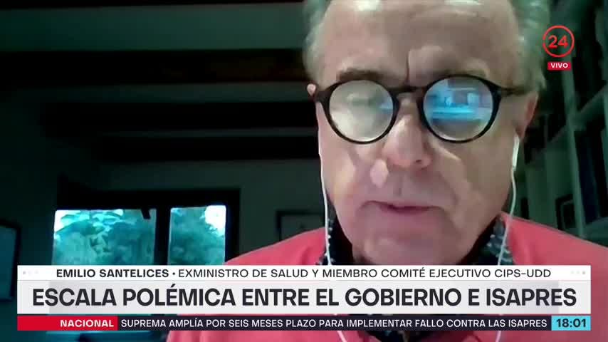 Exministro Santelices por Ley Corta de Isapres: Tal cual como está escrito, es ponerle la lápida a las Isapres