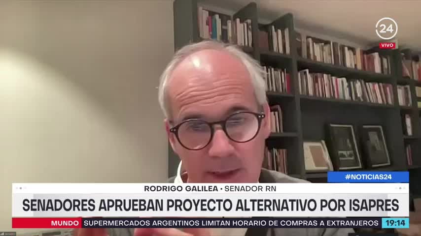 Senador Galilea y proyecto alternativo de isapres: No buscamos eliminar la deuda