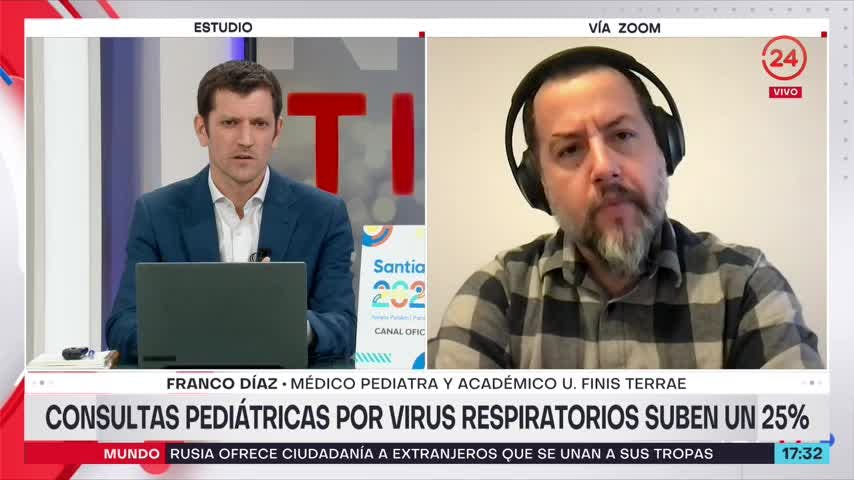Pediatra por circulación viral: “En el sur está estresada la red, en 2 o 3 semanas llegará a la zona central”