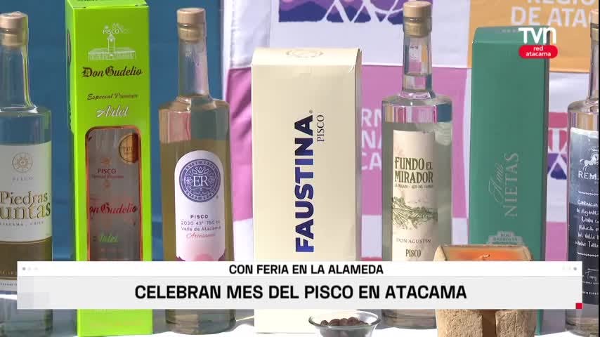 Celebran mes del pisco en Atacama