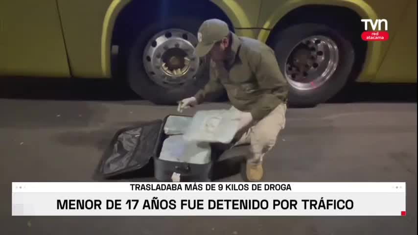 Menor de 17 años fue detenido por tráfico de drogas