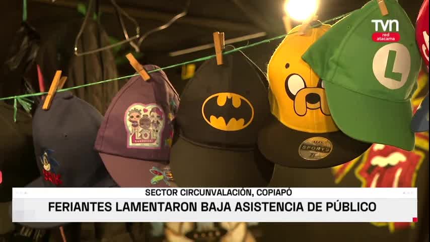 Feriantes criticaron baja asistencia de público