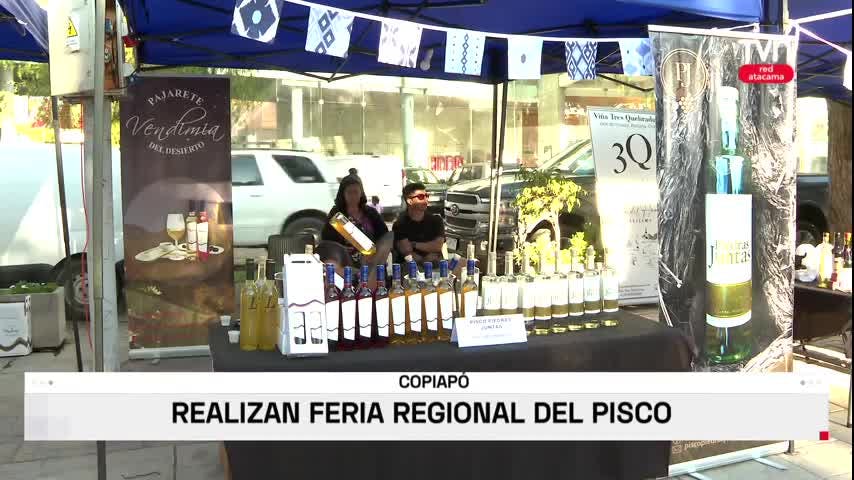 Realizan Feria Regional del Pisco en Copiapó