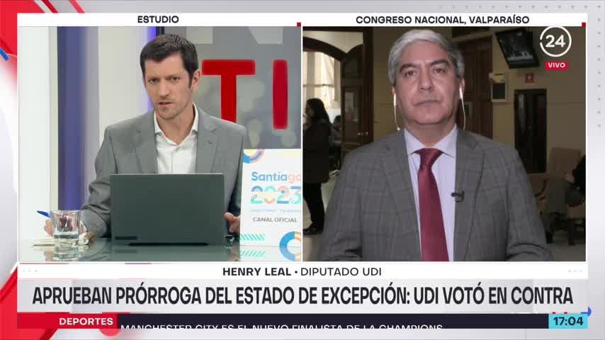 Diputado Leal por Macrozona Sur: “El Gobierno puede decretar un Estado de Excepción si letra chica o un Estado de Sitio acotado”