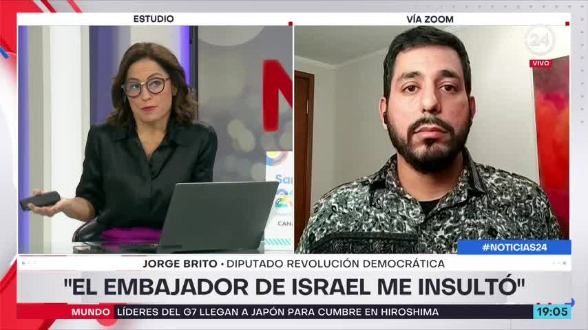 Diputado Brito tras impasse con embajador de Israel: “He recibido amenazas de muerte”