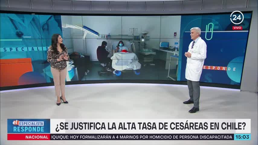 El Especialista responde: ¿Se justifica la alta tasa de cesáreas en Chile?