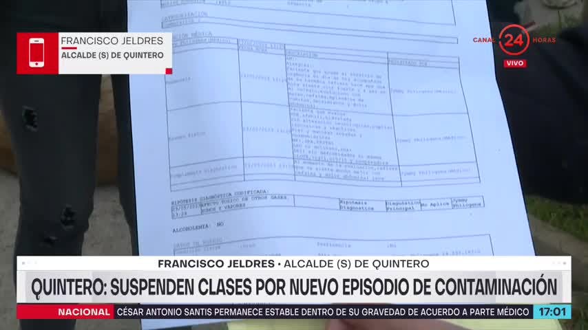 Alcalde de Quintero y nuevo episodio de contaminación: “No puede ser que seamos reactivos”