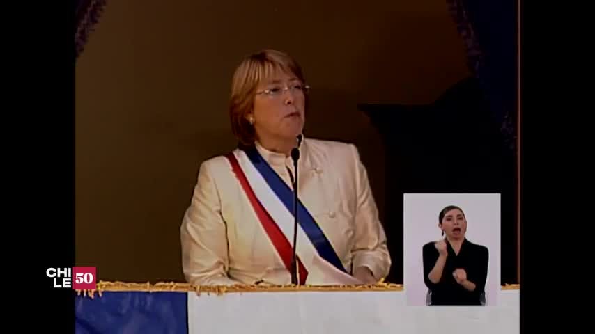 Michelle Bachelet asume la presidencia de Chile en 2006
