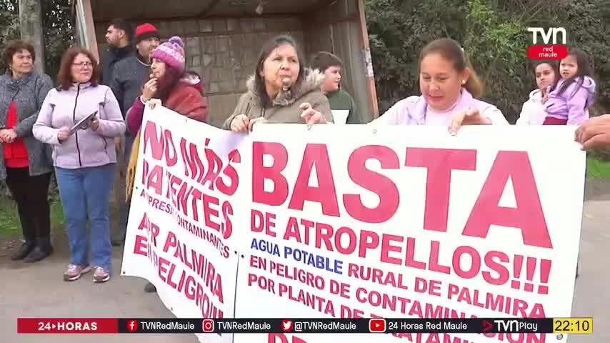 Se manifiestan contra planta de tratamiento