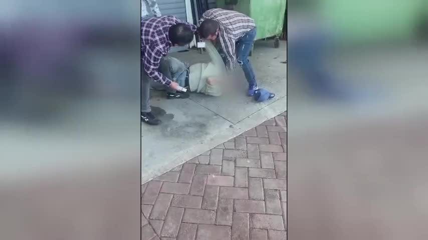 Violenta agresión en Coronel