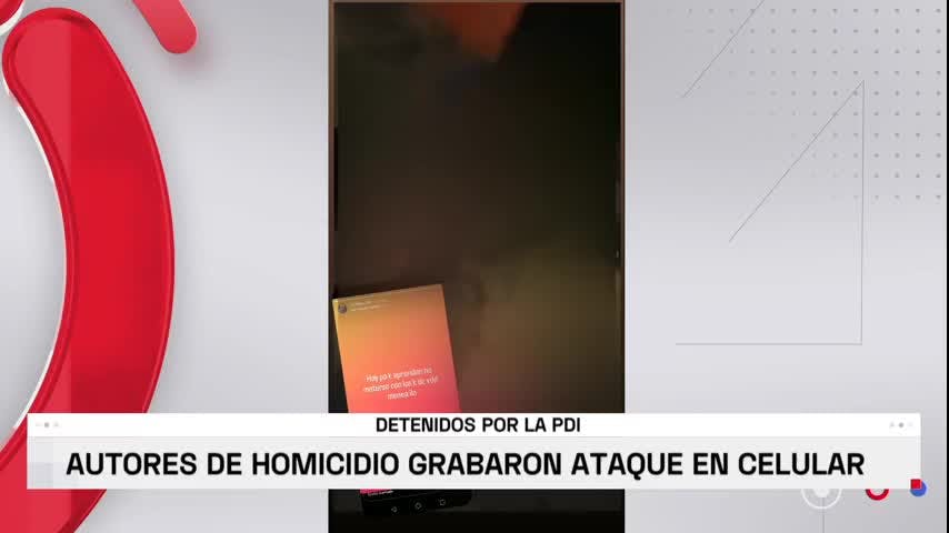 Autores de homicidio grabaron ataque