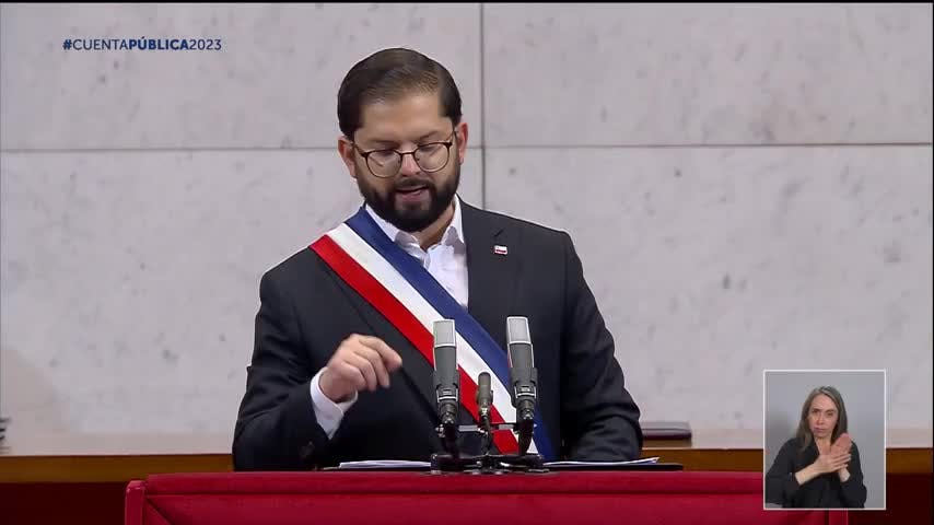 Reacciones a cuenta pública Boric