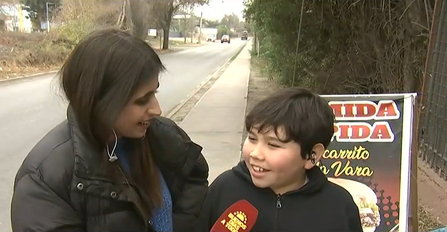 ¡Todo un mini galán! Un pequeño fan del Buenos Días a Todos