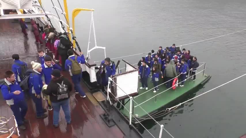 Niños de Santa Juana conocieron el Huáscar 