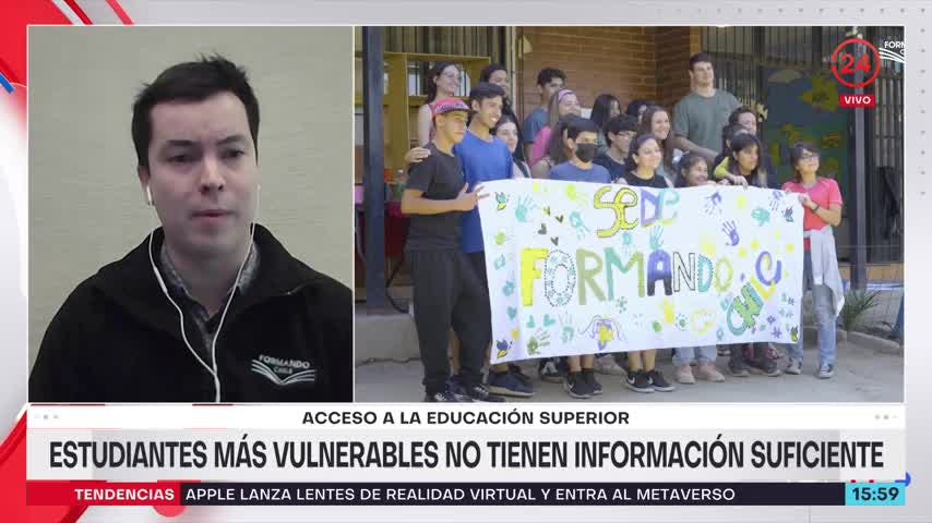 Formando Chile: “El no tener certeza de cómo financiar los estudios es un desmotivante para el futuro”