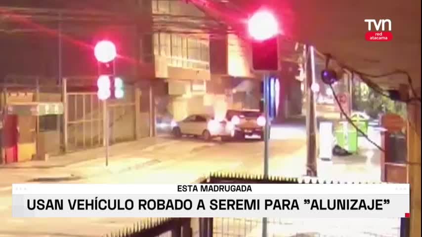 Usan vehículo robado a seremi para “alunizaje”