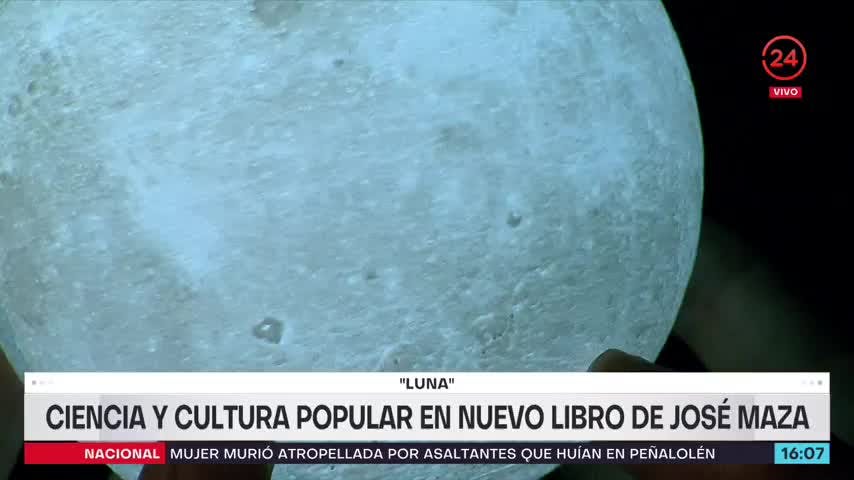Profesor José Maza por su nuevo libro: “La Luna es la estación de paso para ir a Marte”
