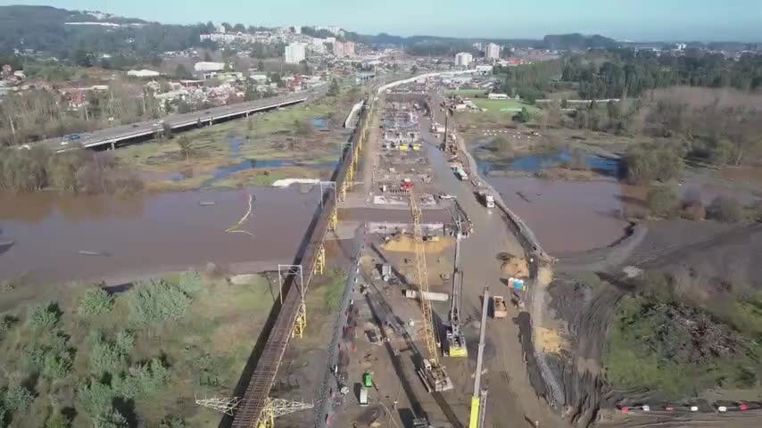 EFE actualiza estado de avance en obras de nuevo Puente Ferrovario