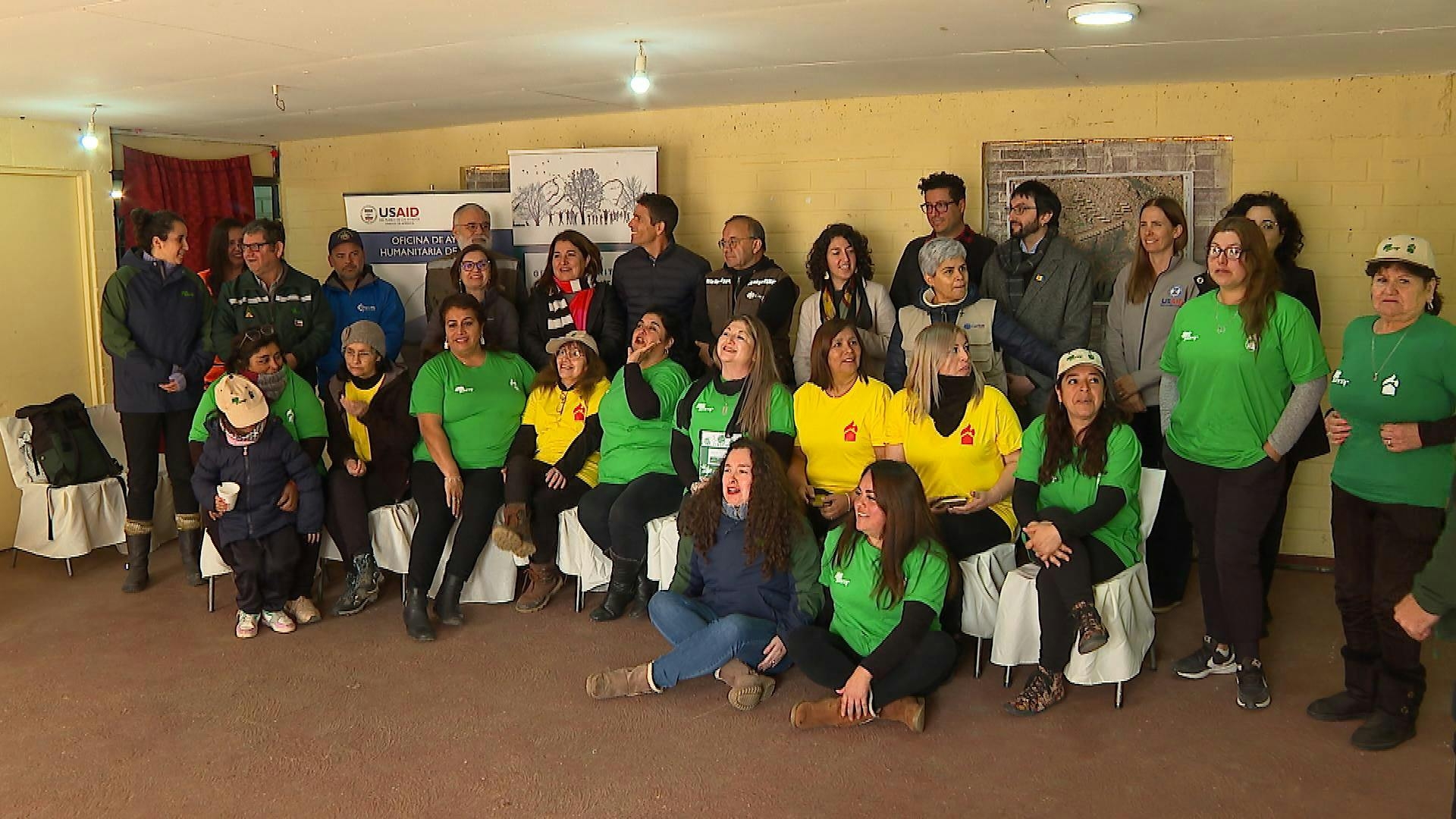 Capacitan a vecinos del sector de Forestal para la prevención de incendios
