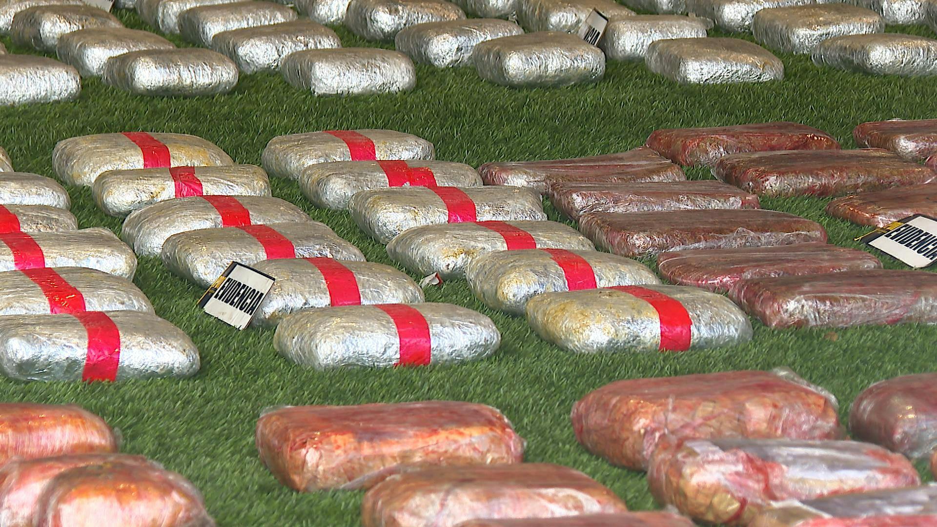Decomisan 500 kilos de droga traídas desde el extranjero