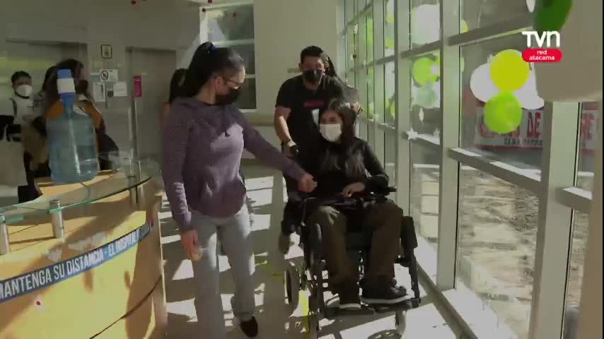 Antonia Araya salió del hospital