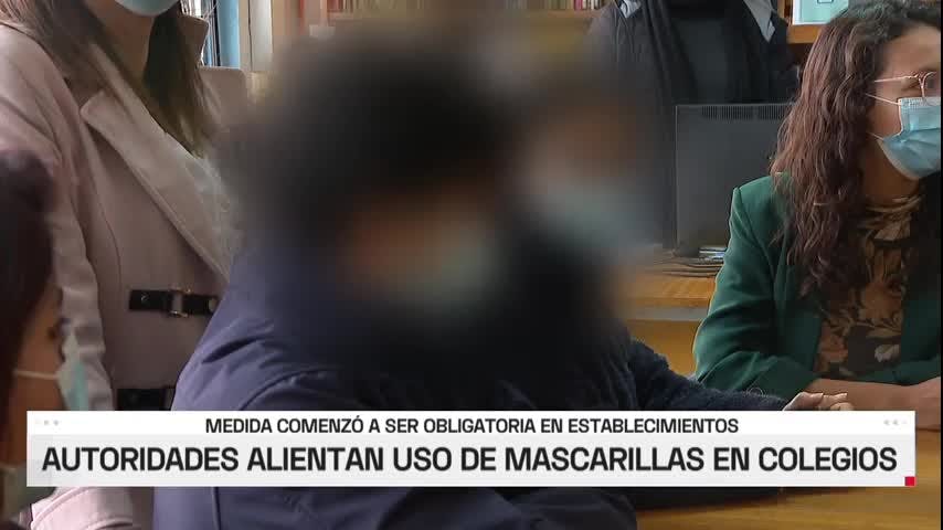 Comenzó el uso obligatorio de mascarillas en los establecimientos educacionales del país