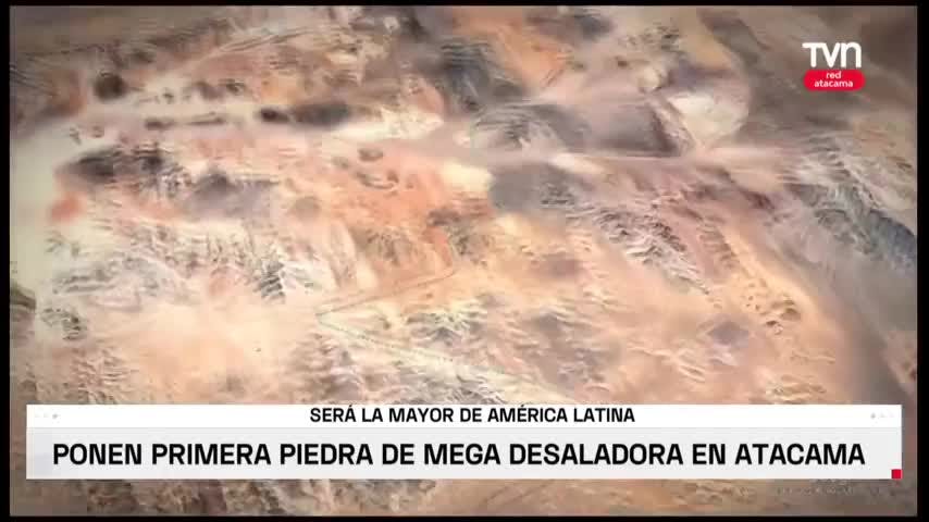 Ponen primera piedra de mega desaladora
