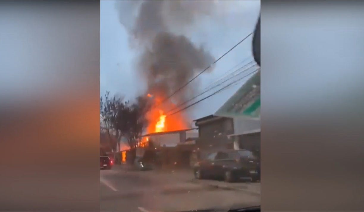 Incendio con peligro de propagación
