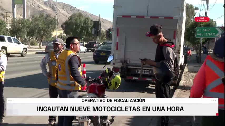Incautan 9 motocicletas