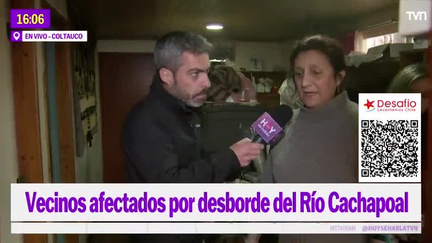 Vecina de Coltauco: Acá se perdió todo