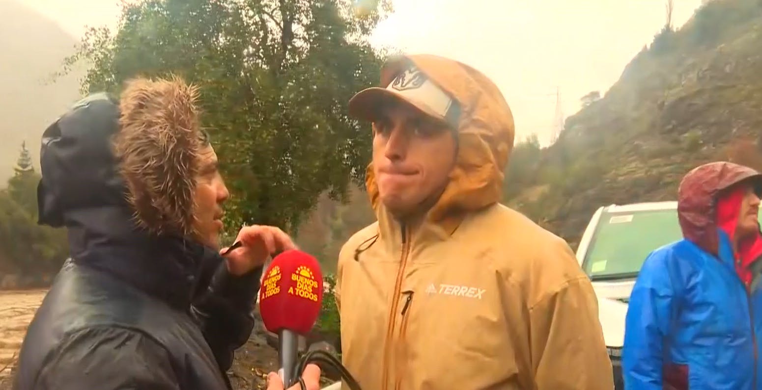 Pangal Andrade: Nunca había visto el río Maipo así