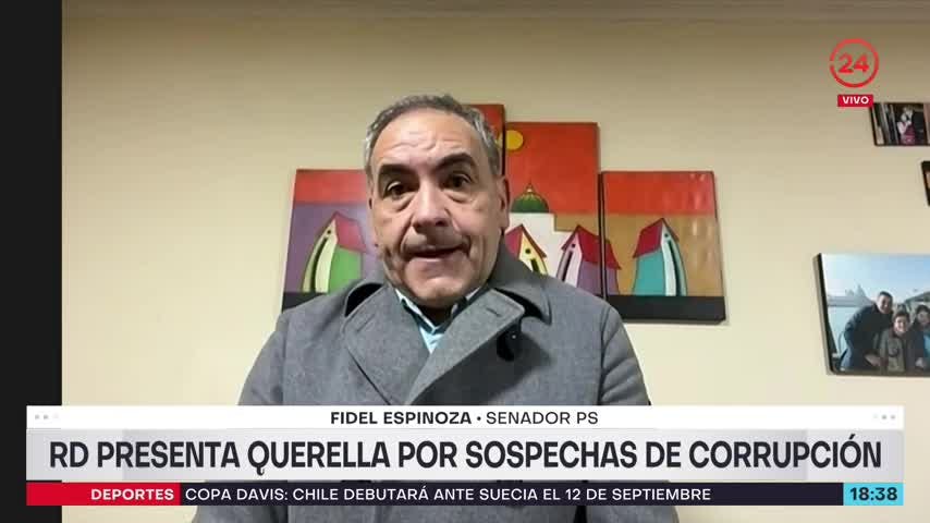 Senador Fidel Espinoza (PS) emplaza a Latorre por caso Democracia Viva: Que no sea descarado