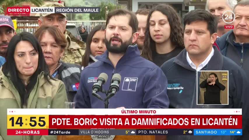 Presidente Boric: Es necesario que Licantén tenga un nuevo hospital en un terreno distinto