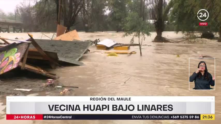 Desborde de ríos sigue causando estragos en la zona centro sur