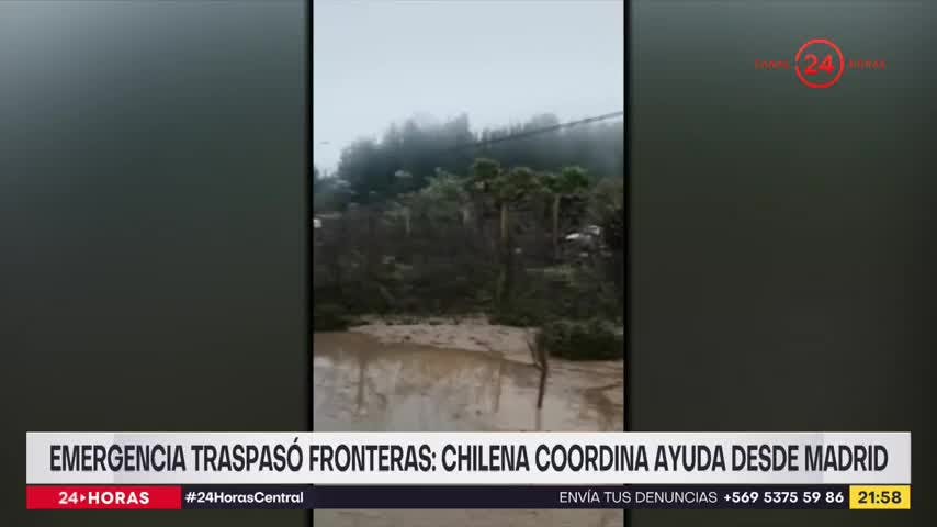 Emergencia traspasó fronteras: chilena coordina ayuda desde Madrid