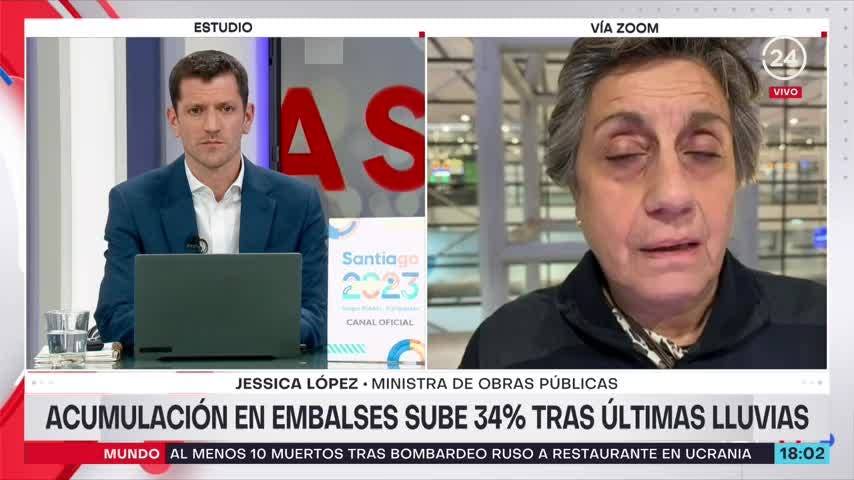 Ministra de OO.PP. por daños tras lluvias: “Tenemos 30 puentes afectados”