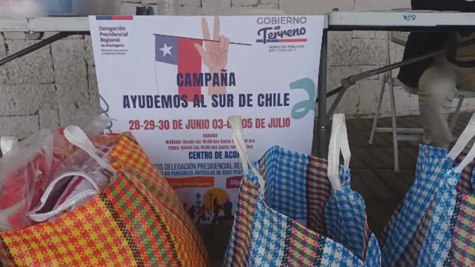 Síntesis de noticias regionales: inician campaña solidaria para damnificados de la zona sur