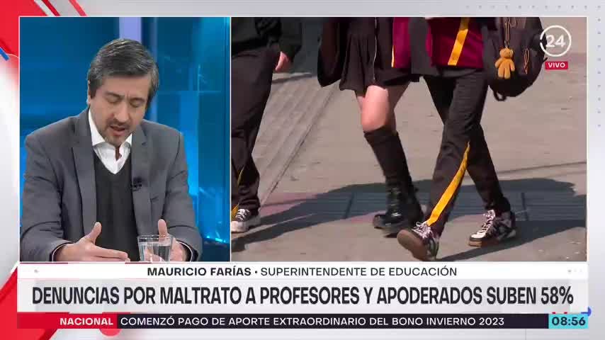 Superintendencia de Educación: aumentan un 58% las denuncias por maltrato a profesores y apoderados