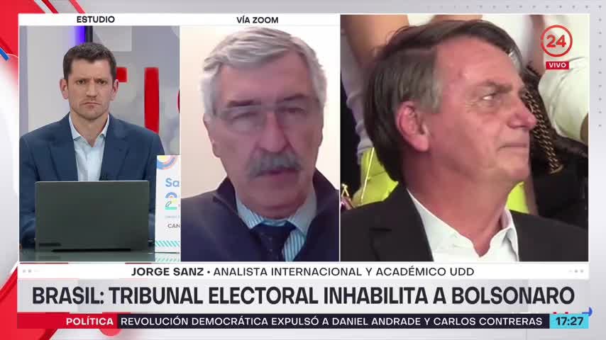 Analista e inhabilitación de Bolsonaro: “Abusó del poder, usó el sistema estatal para desprestigiar la institucionalidad de Brasil”