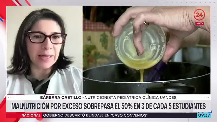 Nutricionista tras cifras de malnutrición por exceso en estudiantes: Lo vemos con ojos de preocupación