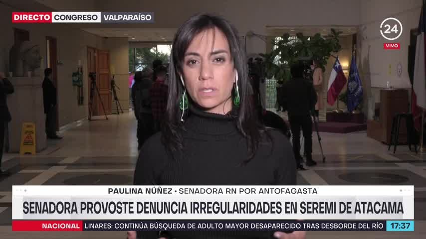 Senadora Núñez: El caso Convenios golpea al Gobierno y a la democracia