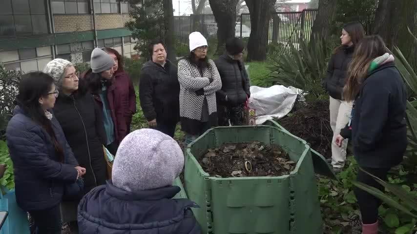 Concepción logra éxito en huerto comunitario