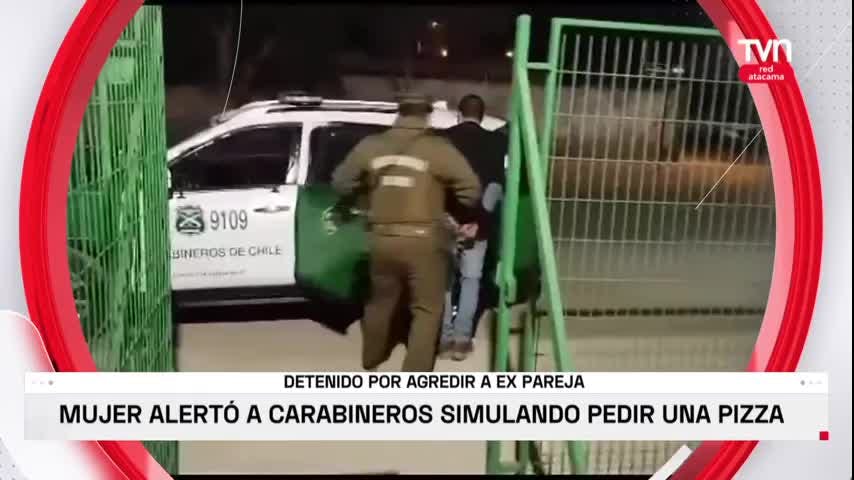 Mujer alertó a Carabineros simulando pedir una pizza