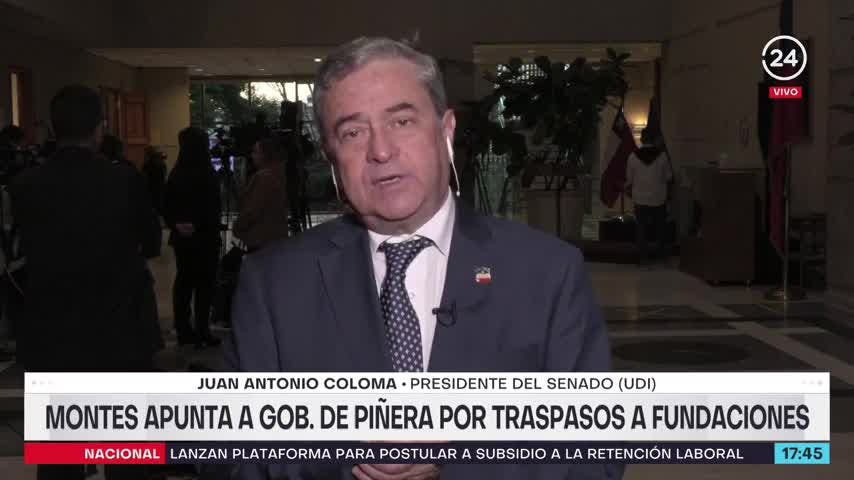 Senador Coloma y caso Convenios: Es la hora de la justicia y que se resuelvan las responsabilidades