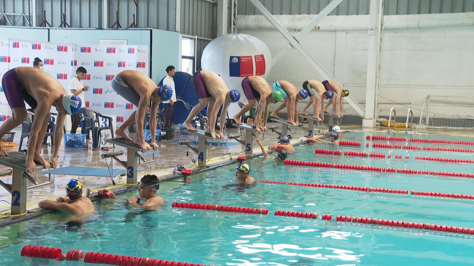 Comenzó campeonato nacional de natación