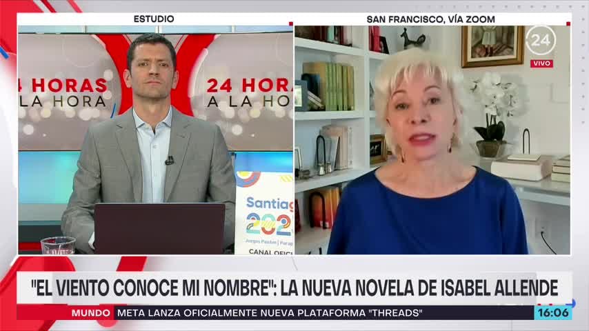 Isabel Allende nos cuenta “El viento conoce mi nombre”, su nueva novela