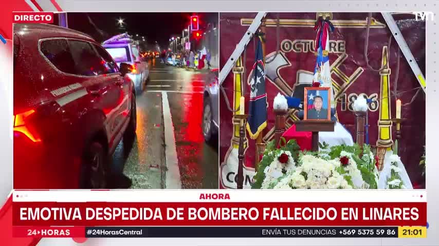 Mártir de Bomberos fue despedido con kilométrica despedida